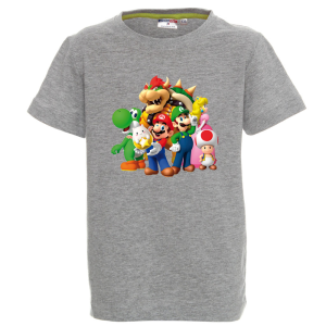 Цветна детска тениска- Супер Марио