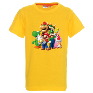Цветна детска тениска- Супер Марио