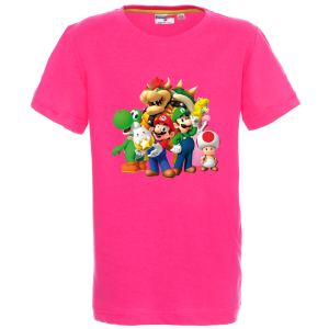 Цветна детска тениска- Супер Марио