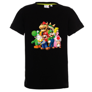 Цветна детска тениска- Супер Марио