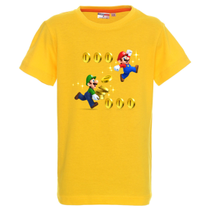 Цветна детска тениска- Супер Марио