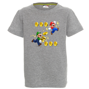 Цветна детска тениска- Супер Марио