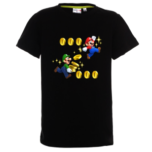 Цветна детска тениска- Супер Марио