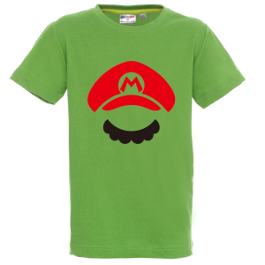 Цветна детска тениска- Супер Марио