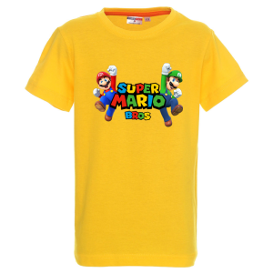 Цветна детска тениска- Супер Марио