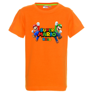 Цветна детска тениска- Супер Марио