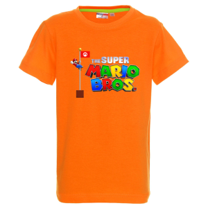 Цветна детска тениска- Супер Марио