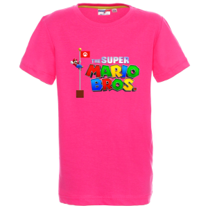 Цветна детска тениска- Супер Марио
