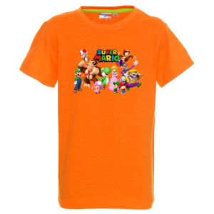 Цветна детска тениска- Супер Марио
