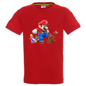 Цветна детска тениска- Супер Марио