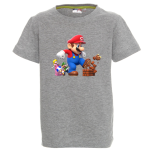 Цветна детска тениска- Супер Марио