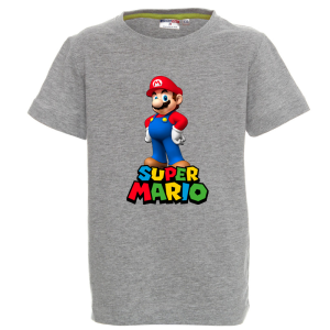 Цветна детска тениска- Супер Марио