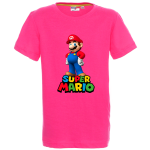 Цветна детска тениска- Супер Марио
