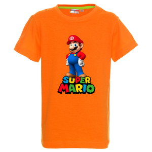 Цветна детска тениска- Супер Марио