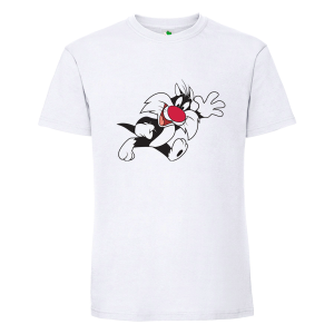 Бяла мъжка тениска- Силвестър