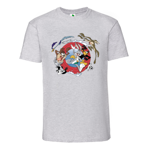 Цветна мъжка тениска- Анимационни герои