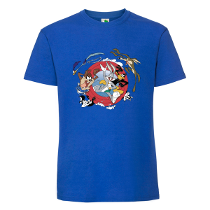 Цветна мъжка тениска- Анимационни герои