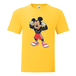 Цветна мъжка тениска- Мики Маус