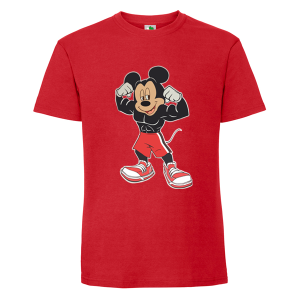 Цветна мъжка тениска- Мики Маус