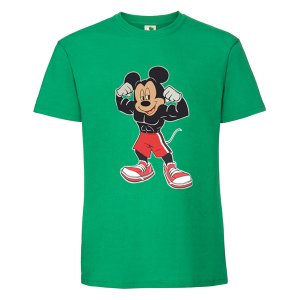 Цветна мъжка тениска- Мики Маус