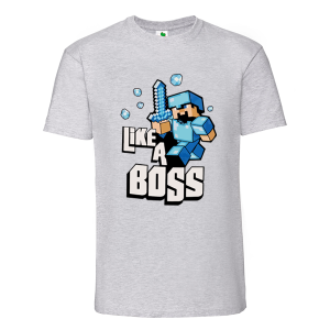 Цветна мъжка тениска- Like a Boss