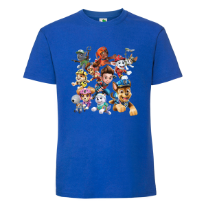 Цветна мъжка тениска- Пес Патрул