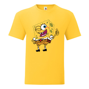 Цветна мъжка тениска- Спондж Боб
