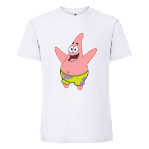 Бяла мъжка тениска- Патрик