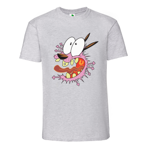 Цветна мъжка тениска- Кучето Кураж