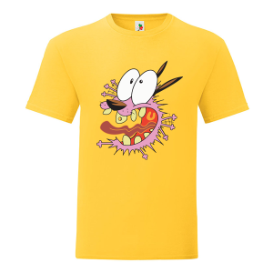 Цветна мъжка тениска- Кучето Кураж