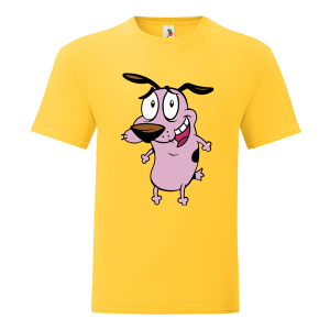 Цветна мъжка тениска- Кучето Кураж