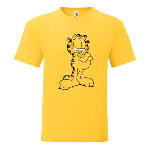 Цветна мъжка тениска- Гарфилд