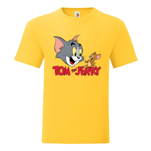 Цветна мъжка тениска- Том и Джери