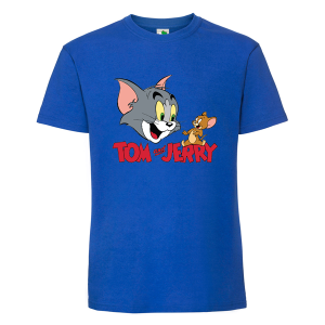 Цветна мъжка тениска- Том и Джери