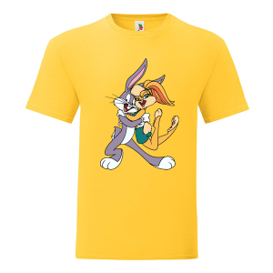 Цветна мъжка тениска- Лола и Бъгс