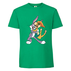 Цветна мъжка тениска- Лола и Бъгс