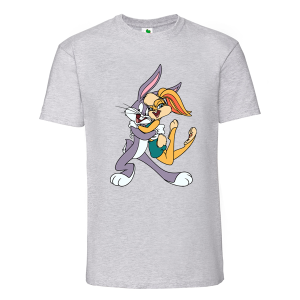 Цветна мъжка тениска- Лола и Бъгс