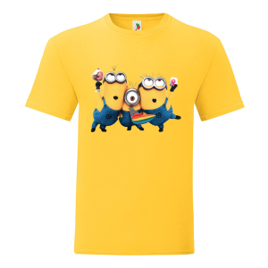 Цветна мъжка тениска- Миньоните