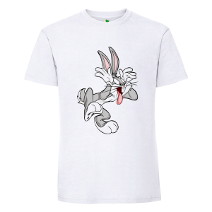 Бяла мъжка тениска- Бъгс Бъни
