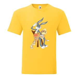 Цветна мъжка тениска- Лола и Бъни