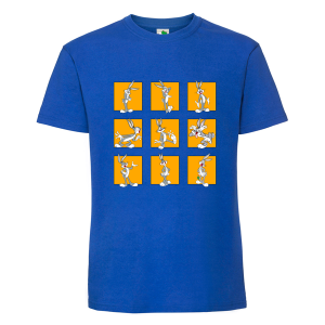 Цветна мъжка тениска- Бъгс Бъни