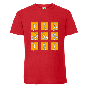 Цветна мъжка тениска- Бъгс Бъни