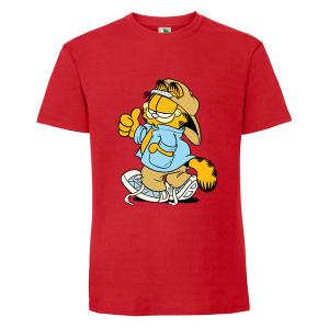 Цветна мъжка тениска- Гарфилд