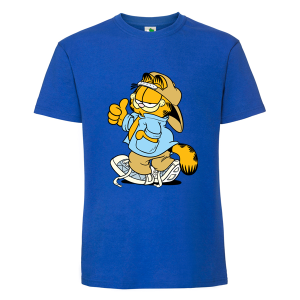 Цветна мъжка тениска- Гарфилд