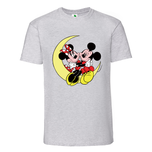 Цветна мъжка тениска- Мики и Мини Маус
