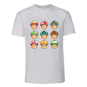 Цветна мъжка тениска- Супер Марио