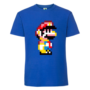 Цветна мъжка тениска- Супер Марио