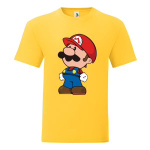 Цветна мъжка тениска- Супер Марио