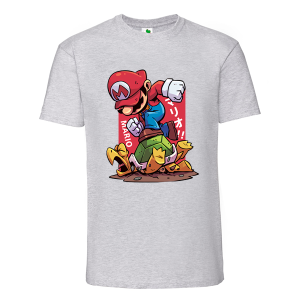 Цветна мъжка тениска- Супер Марио