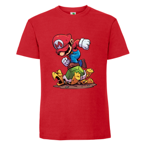 Цветна мъжка тениска- Супер Марио